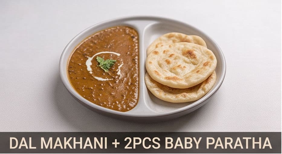 Dal Makhani + 2pcs Baby Paratha