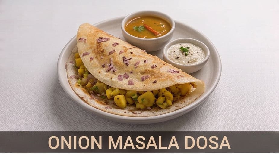 Onion Masala Dosa