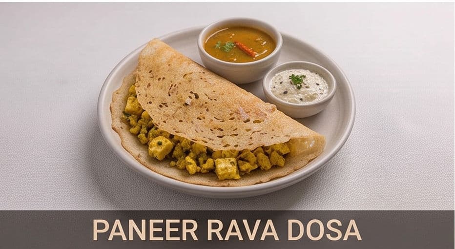 Paneer Rava Dosa