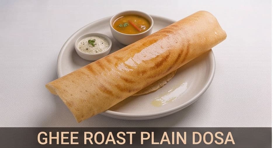 Ghee Roast Plain Dosa