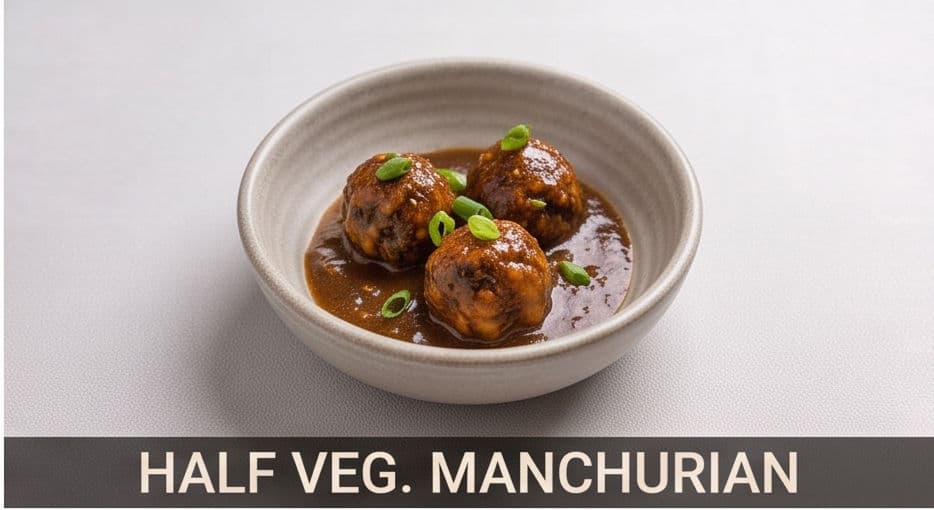 Mushroom Manchurian Dry/Gravy
