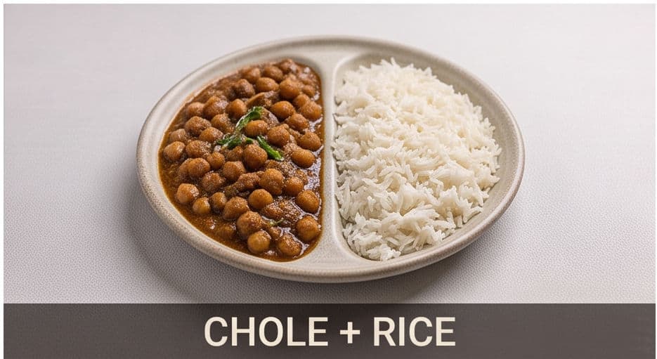 Chole + Rice